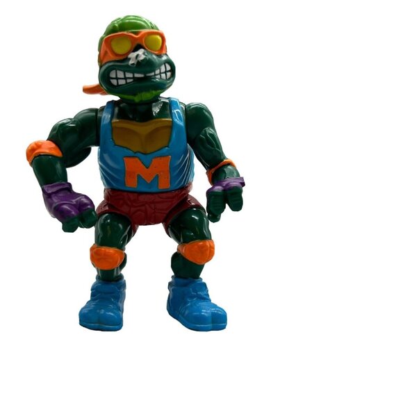 Vintage Teenage Mutant Ninja Turtles Skateboarding Mike TMNT Action Figure 1991 - Picture 1 of 7